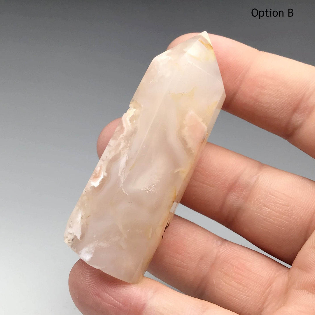 Flower Agate Point-Rocks and Gems Canada