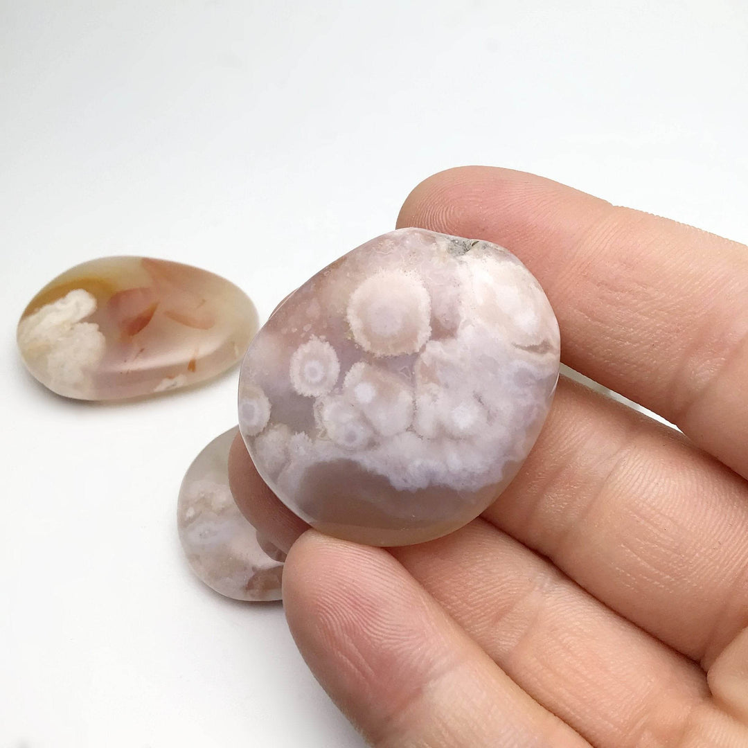Flower Agate Touch Stone-Rocks and Gems Canada