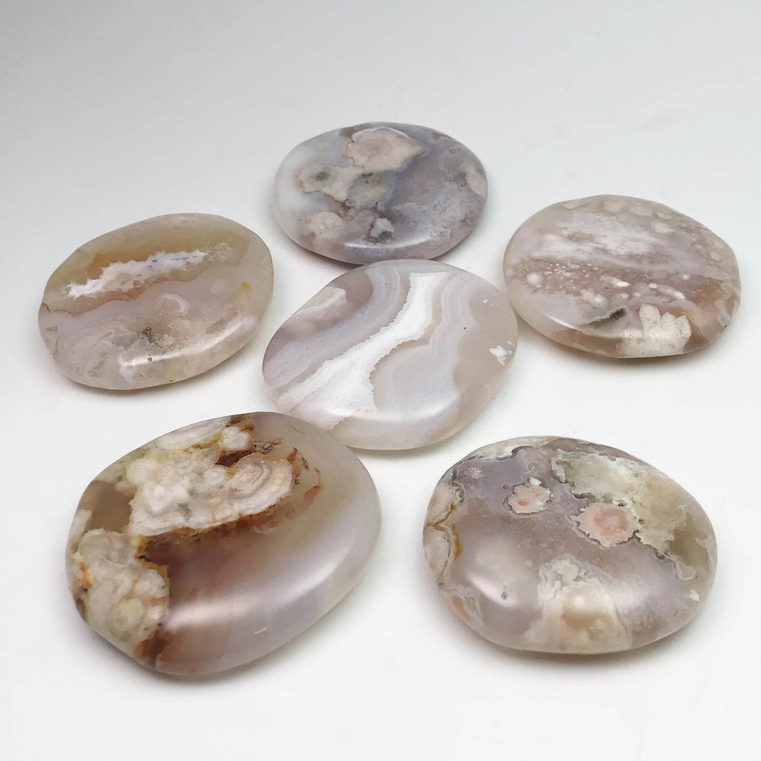 Flower Agate Touch Stone-Rocks and Gems Canada