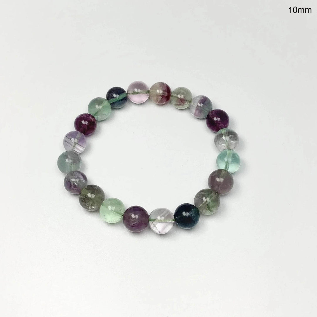Fluorite Beaded Bracelet-Rocks and Gems Canada