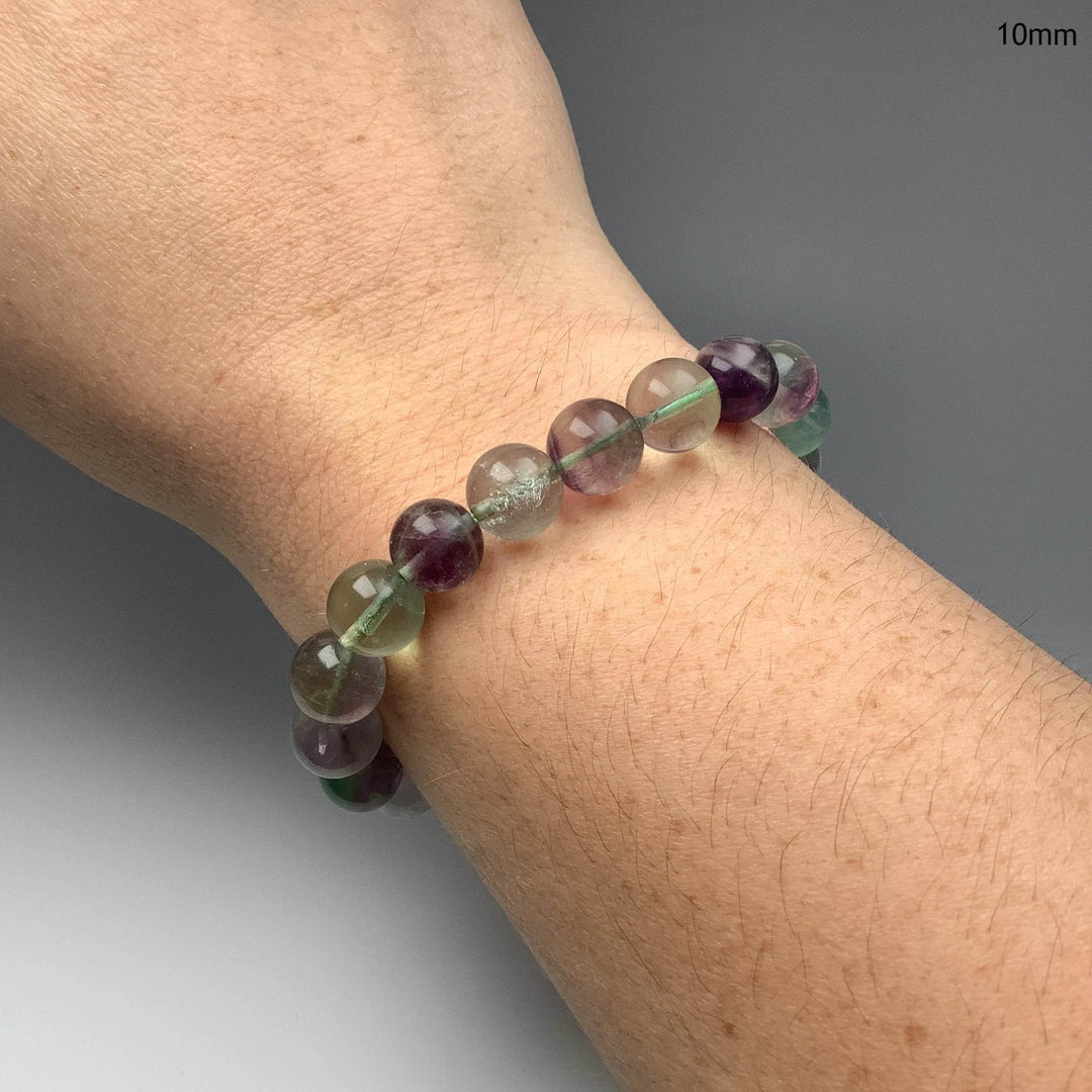 Fluorite Beaded Bracelet-Rocks and Gems Canada