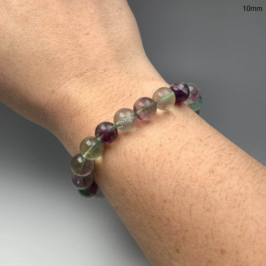 Fluorite Beaded Bracelet-Rocks and Gems Canada