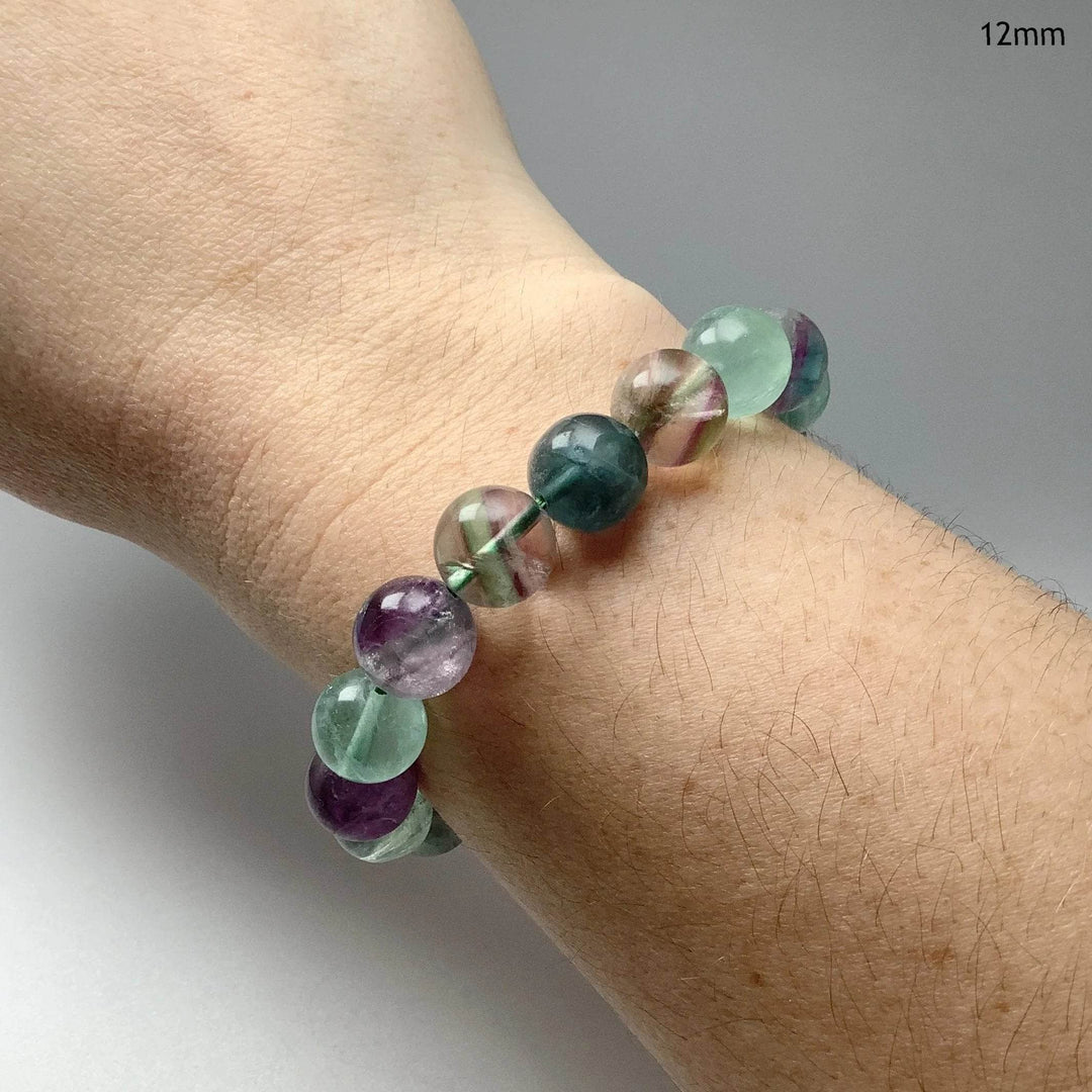 Fluorite Beaded Bracelet-Rocks and Gems Canada