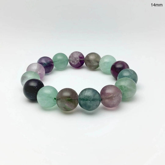 Fluorite Beaded Bracelet-Rocks and Gems Canada