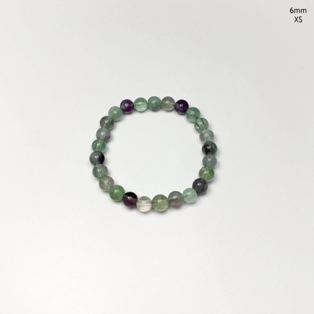 Fluorite Beaded Bracelet-Rocks and Gems Canada