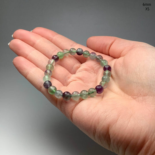 Fluorite Beaded Bracelet-Rocks and Gems Canada