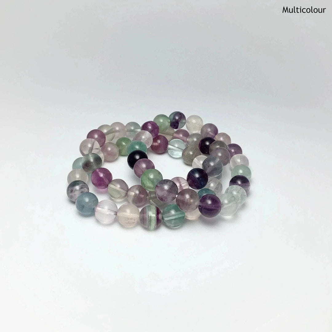 Fluorite Beaded Bracelet-Rocks and Gems Canada