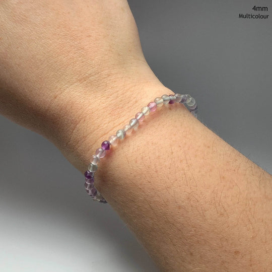 Fluorite Beaded Bracelet-Rocks and Gems Canada