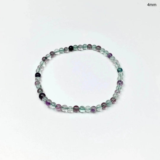 Fluorite Beaded Bracelet-Rocks and Gems Canada