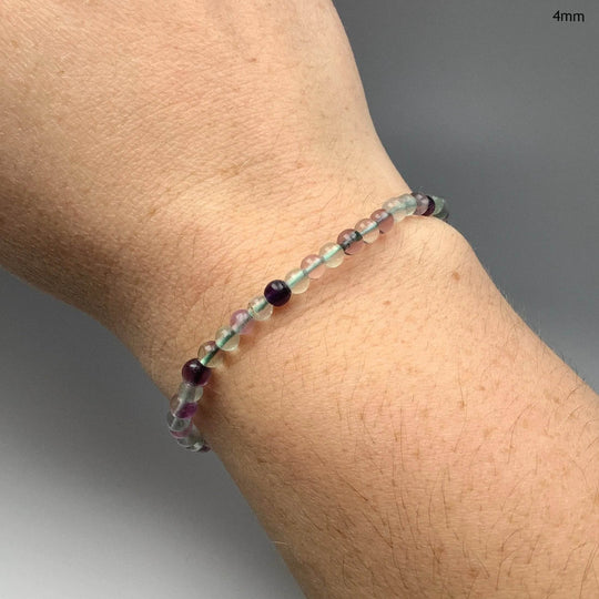 Fluorite Beaded Bracelet-Rocks and Gems Canada