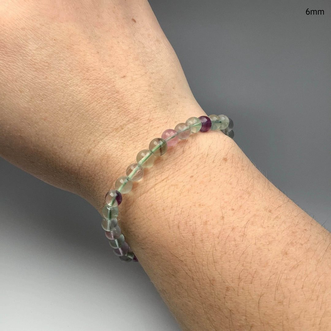 Fluorite Beaded Bracelet-Rocks and Gems Canada