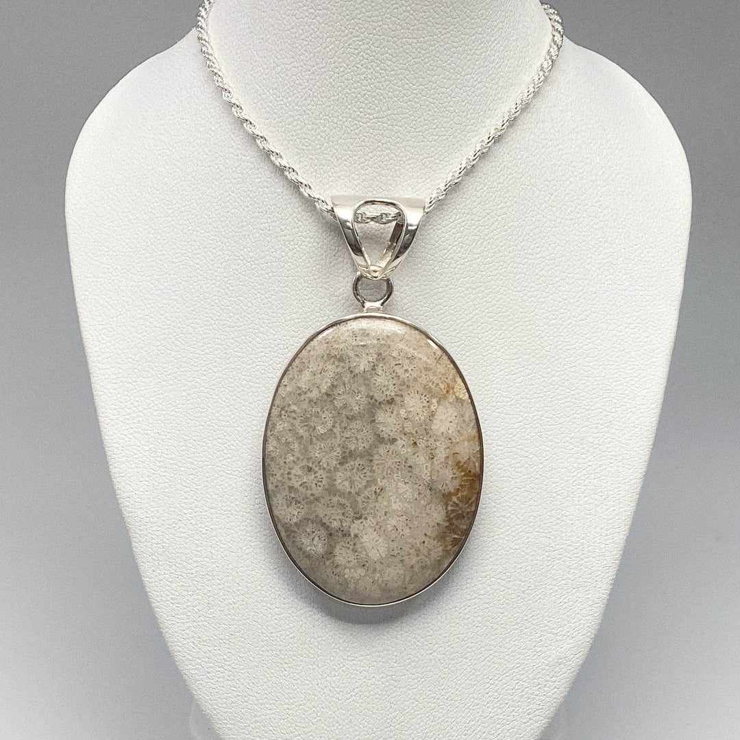 Fossilized Coral Pendant-Rocks and Gems Canada