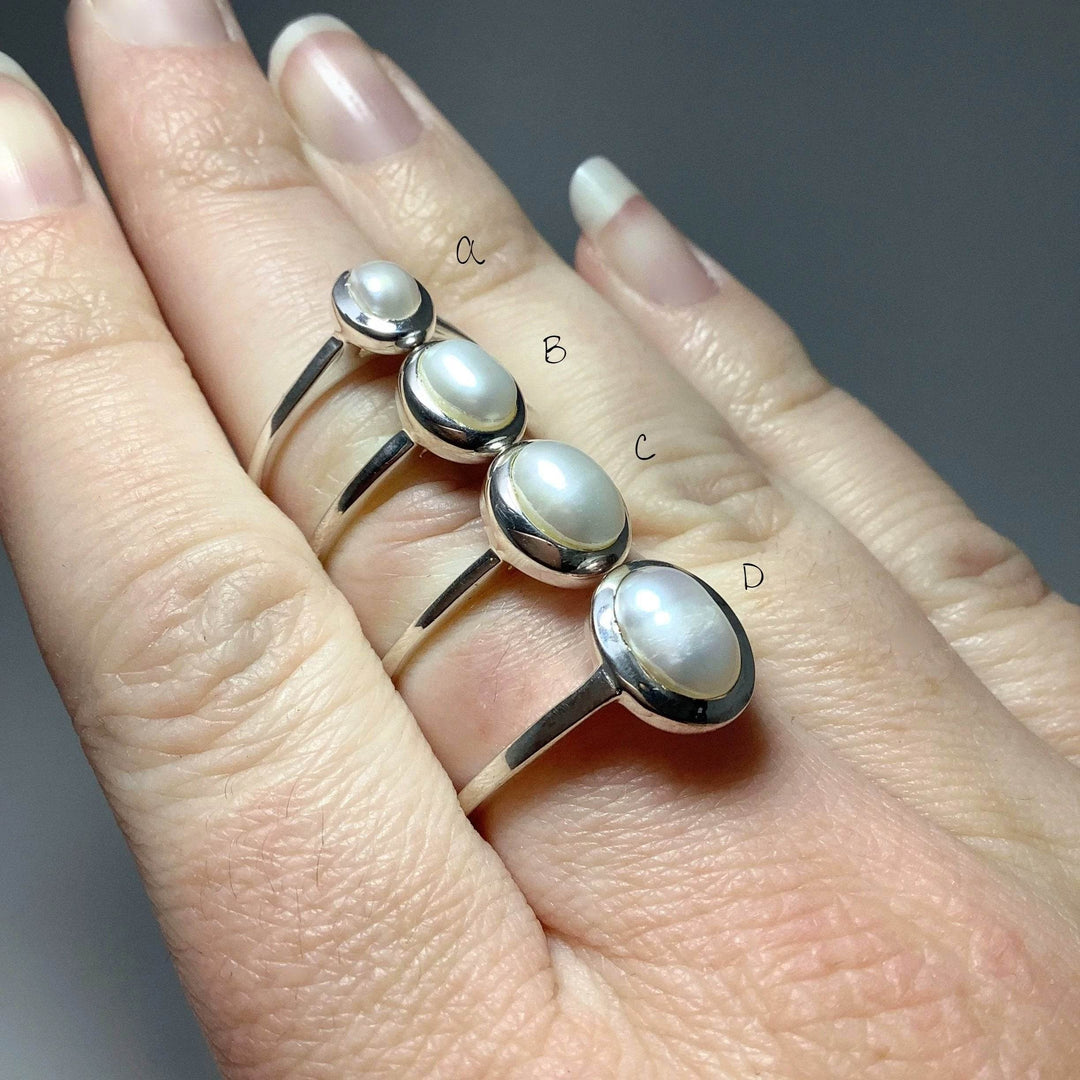 Freshwater Pearl Ring-Rocks and Gems Canada