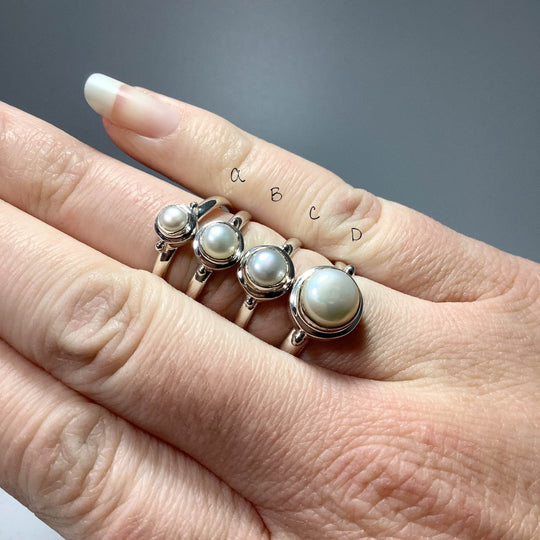 Freshwater Pearl Ring-Rocks and Gems Canada