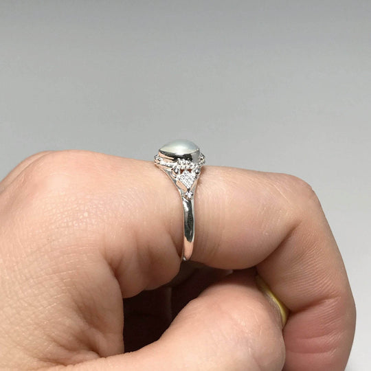 Freshwater Pearl Ring-Rocks and Gems Canada