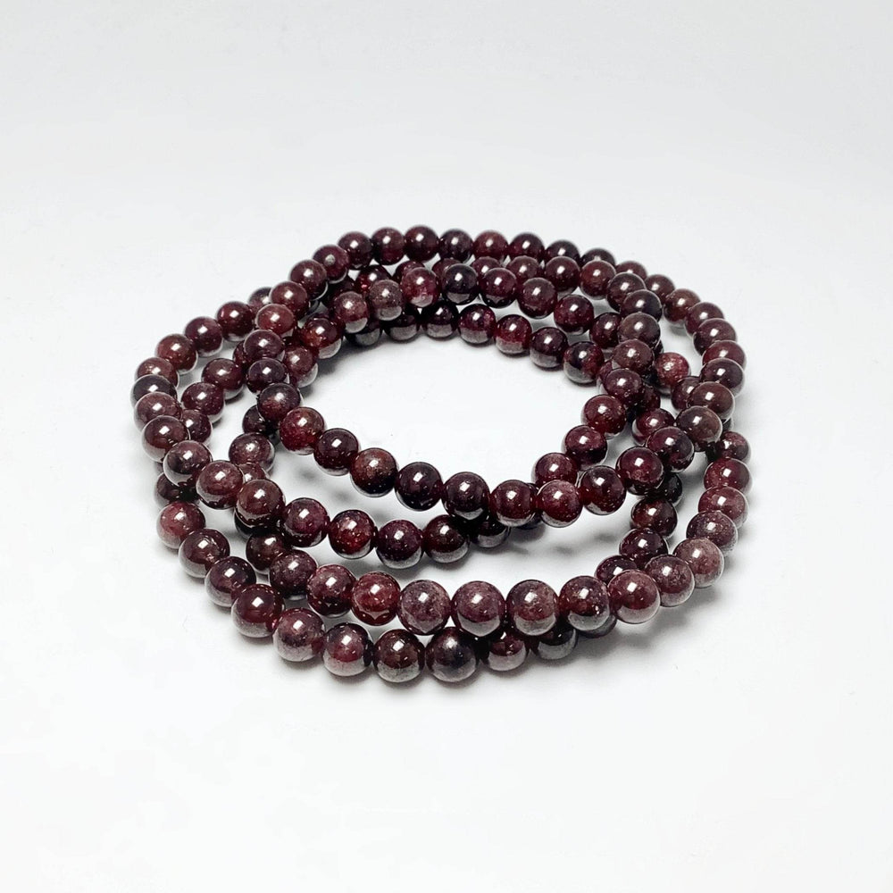 Garnet Beaded Bracelet-Rocks and Gems Canada