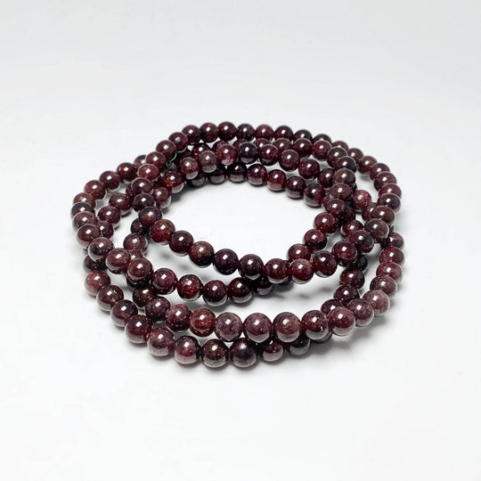 Garnet Beaded Bracelet-Rocks and Gems Canada