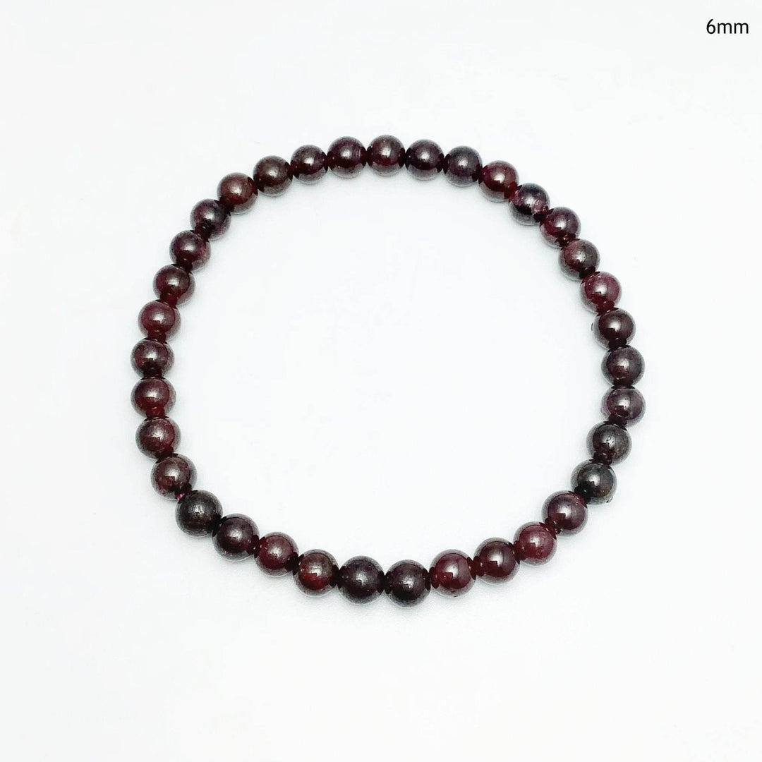 Garnet Beaded Bracelet-Rocks and Gems Canada