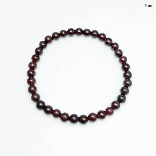Garnet Beaded Bracelet-Rocks and Gems Canada