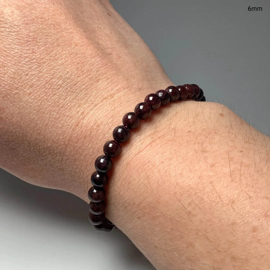Garnet Beaded Bracelet-Rocks and Gems Canada