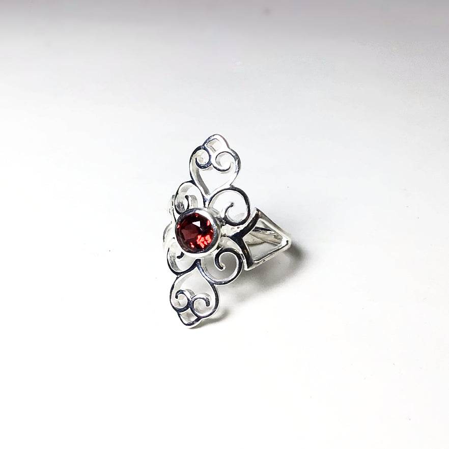 Garnet Ring-Rocks and Gems Canada