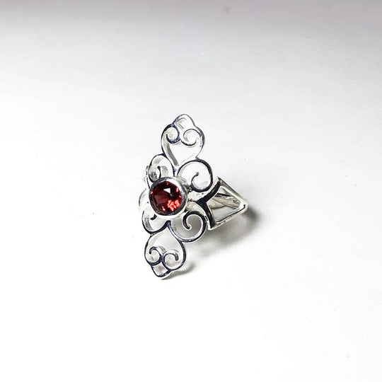 Garnet Ring-Rocks and Gems Canada