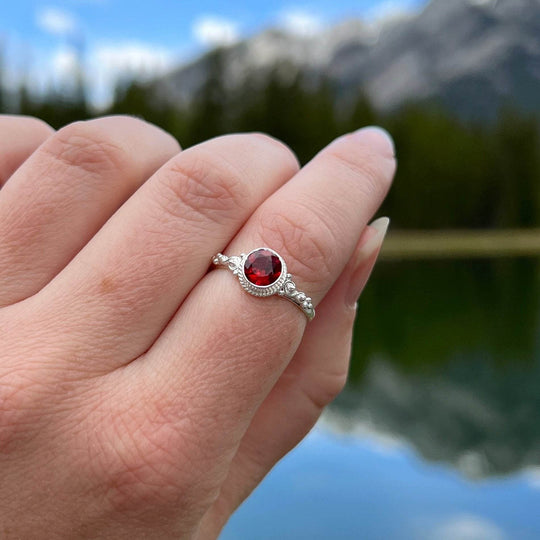 Garnet Ring-Rocks and Gems Canada