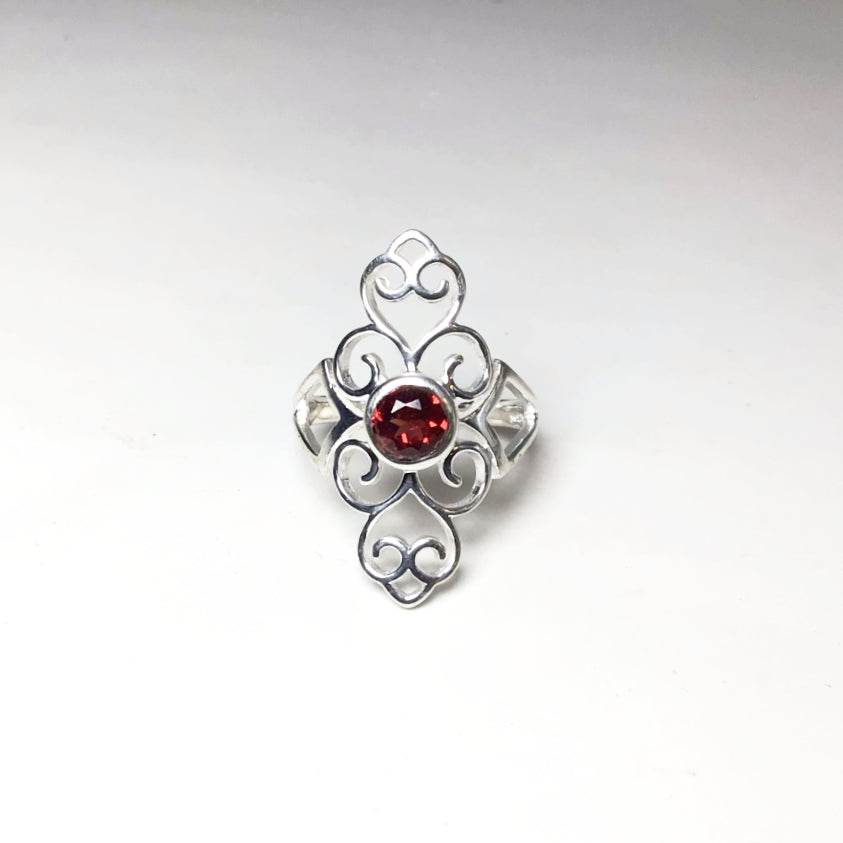 Garnet Ring-Rocks and Gems Canada