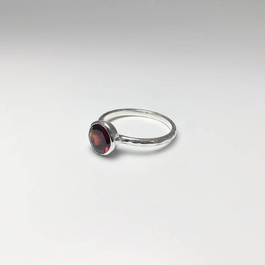 Garnet Ring-Rocks and Gems Canada