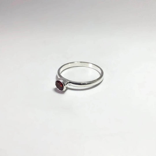 Garnet Ring-Rocks and Gems Canada