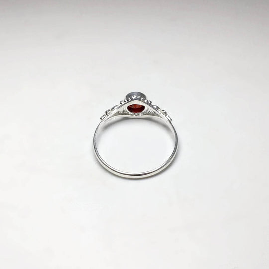 Garnet Ring-Rocks and Gems Canada