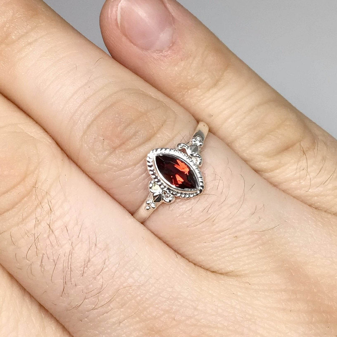 Garnet Ring-Rocks and Gems Canada