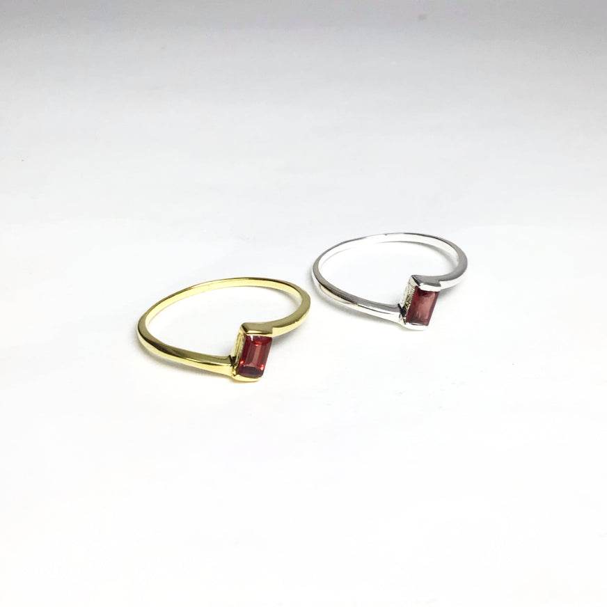 Garnet Ring-Rocks and Gems Canada