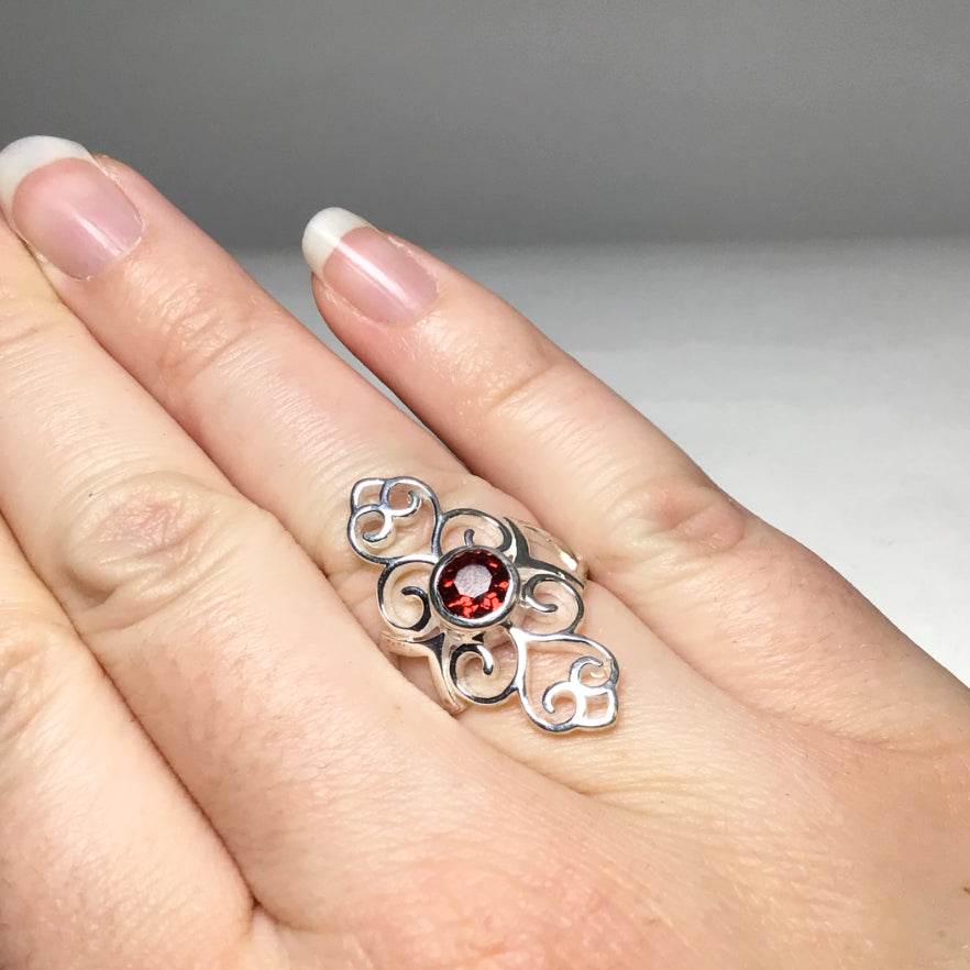 Garnet Ring-Rocks and Gems Canada