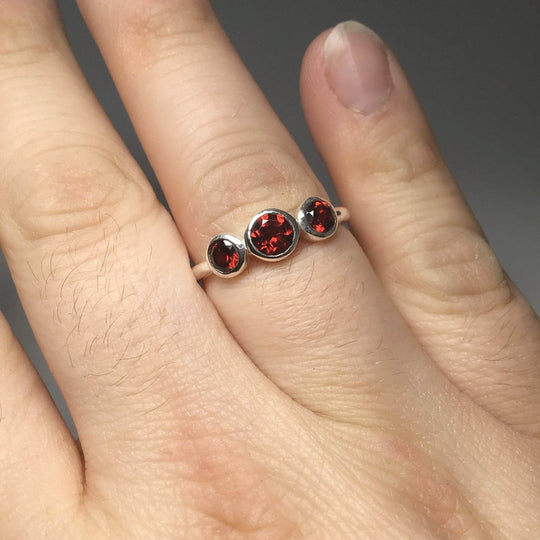 Garnet Ring-Rocks and Gems Canada