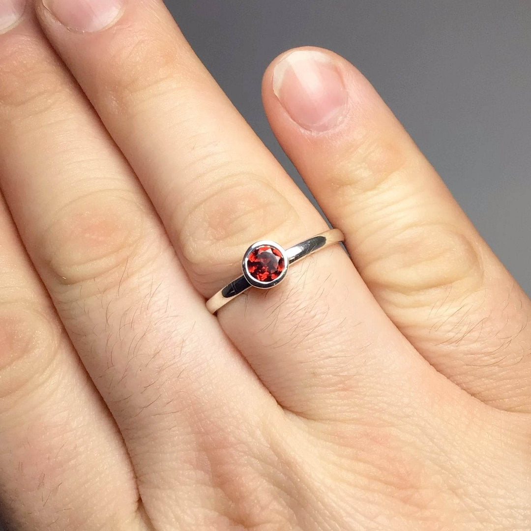Garnet Ring-Rocks and Gems Canada