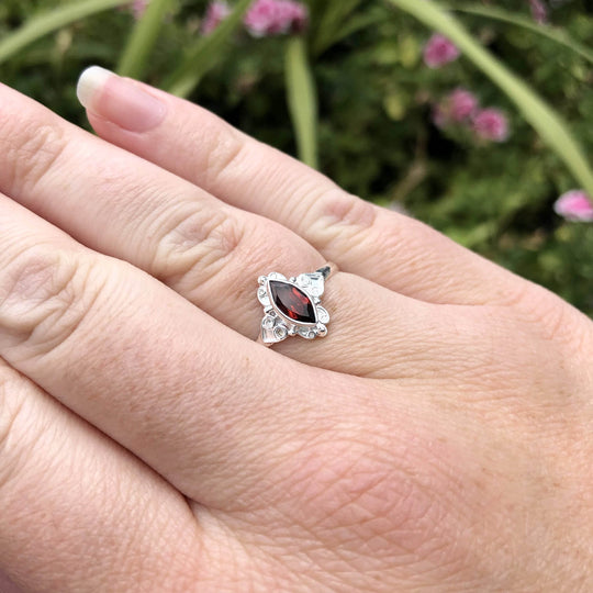 Garnet Ring-Rocks and Gems Canada