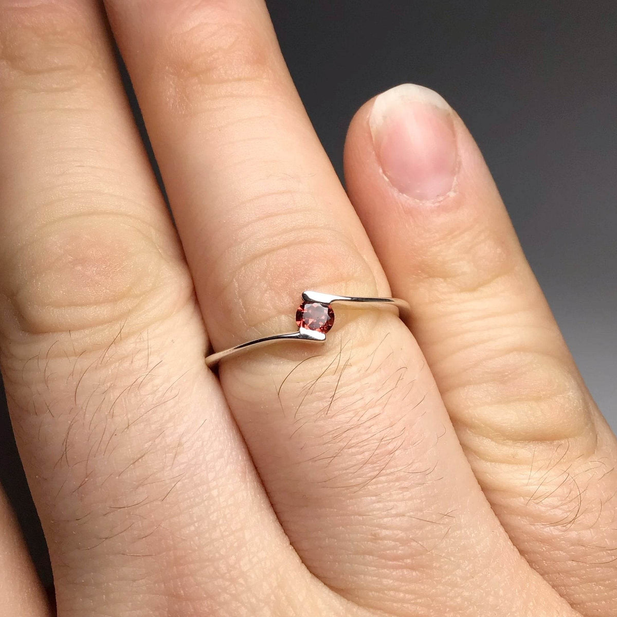 Garnet Ring-Rocks and Gems Canada