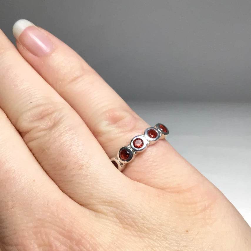 Garnet Ring-Rocks and Gems Canada