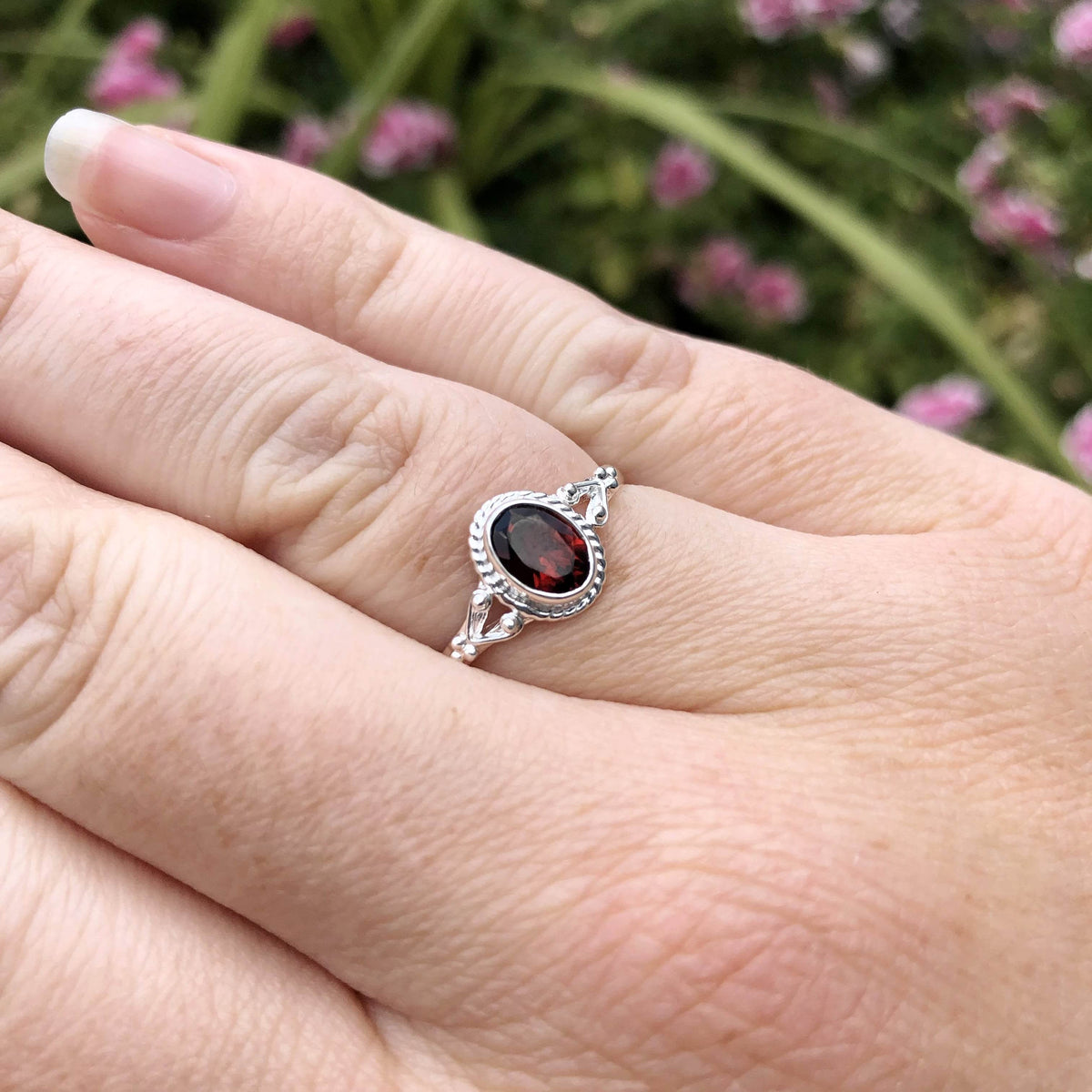 Garnet Ring-Rocks and Gems Canada