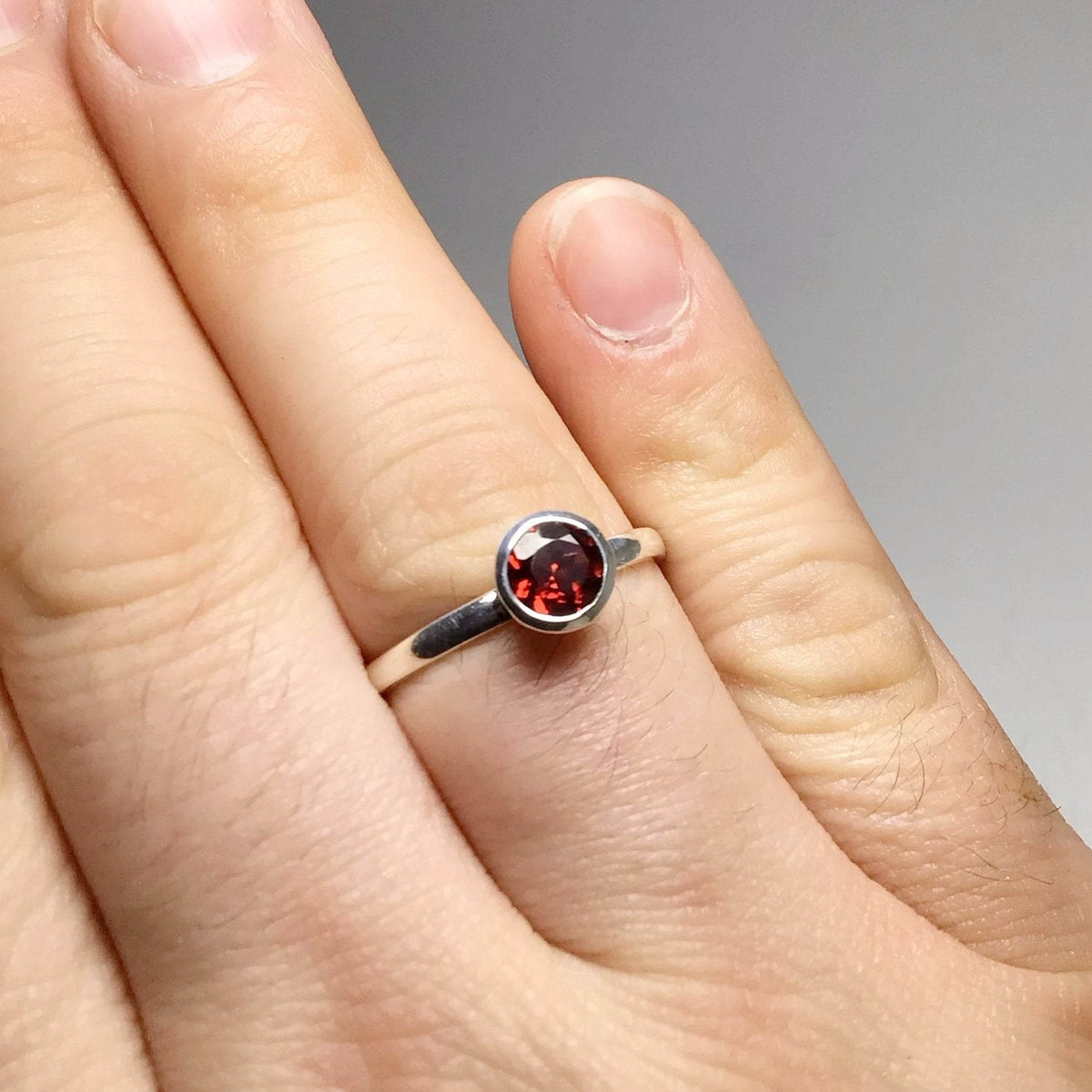 Garnet Ring-Rocks and Gems Canada