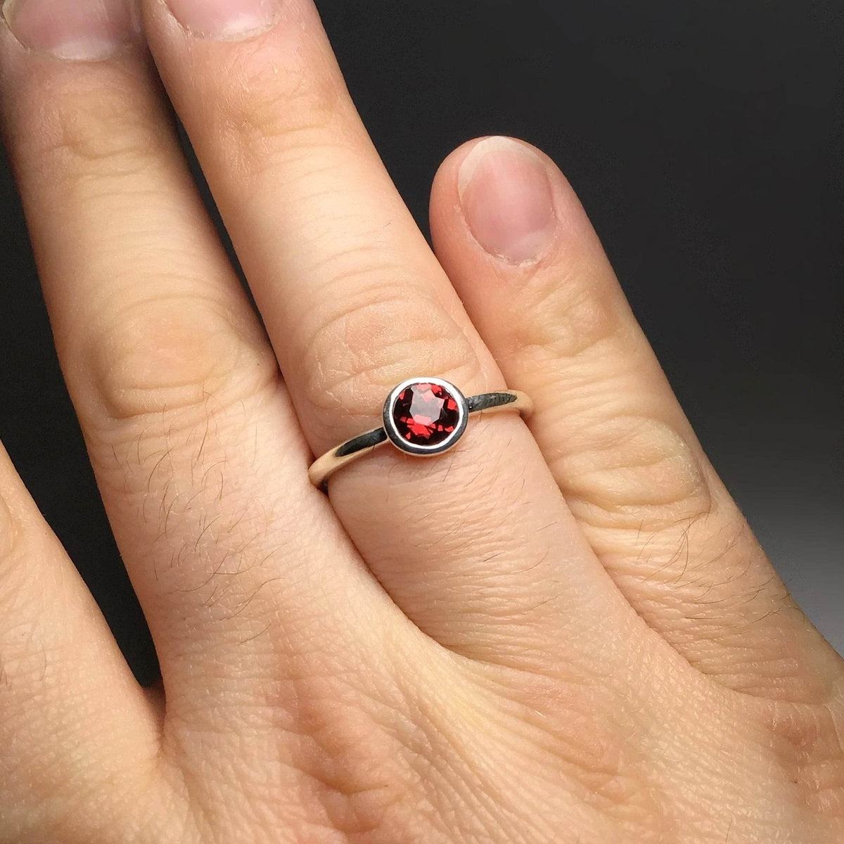 Garnet Ring-Rocks and Gems Canada