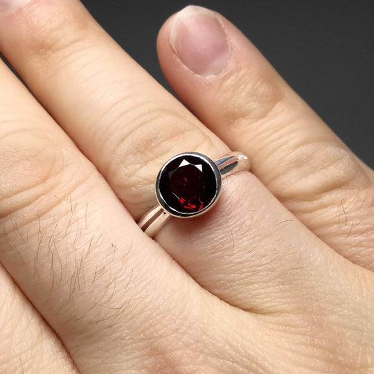 Garnet Ring-Rocks and Gems Canada