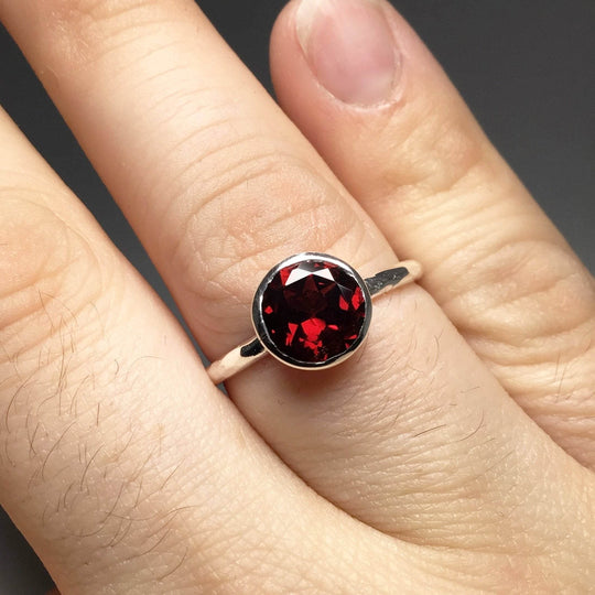 Garnet Ring-Rocks and Gems Canada