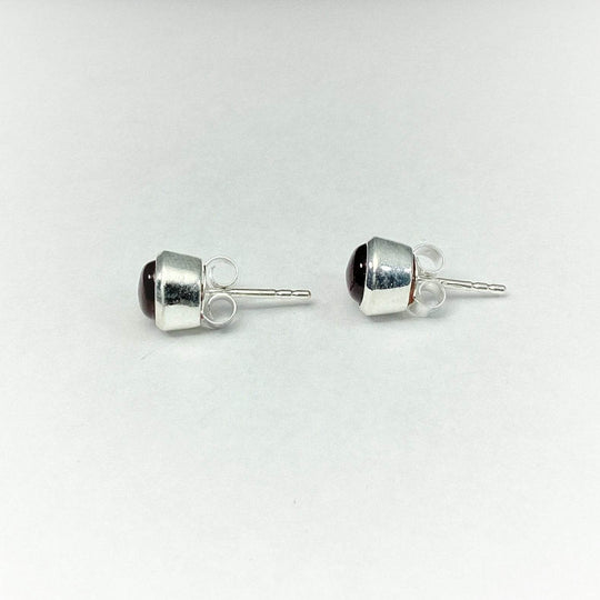 Garnet Stud Earrings-Rocks and Gems Canada