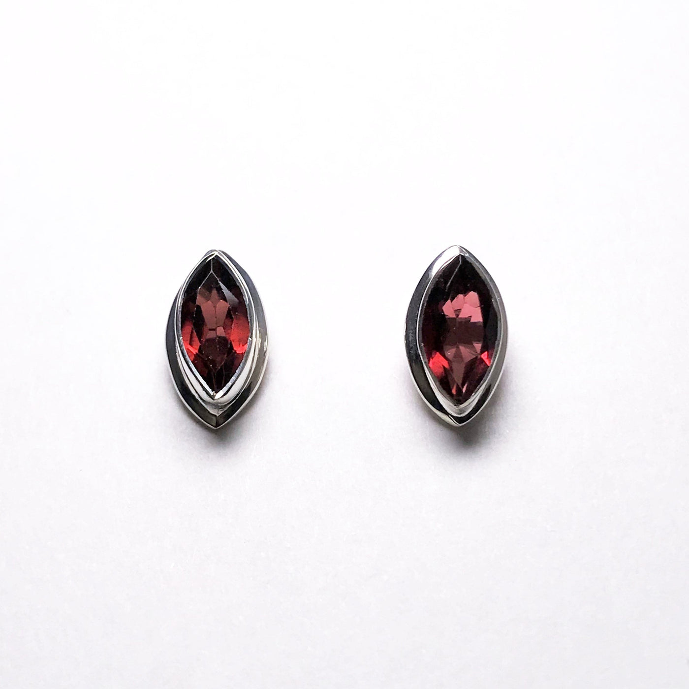 Garnet Stud Earrings