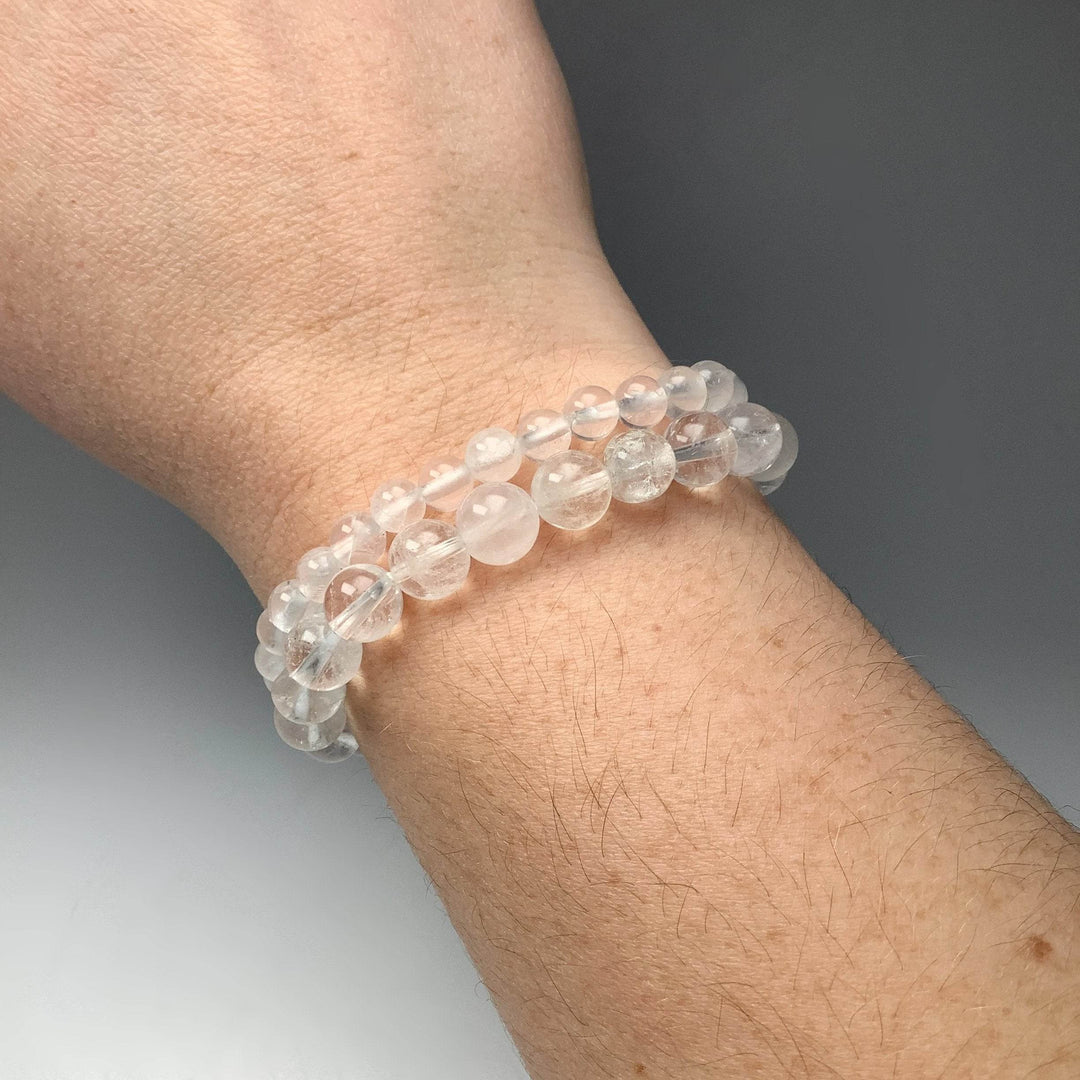 Girasol Milky Quartz Beaded Bracelet-Rocks and Gems Canada