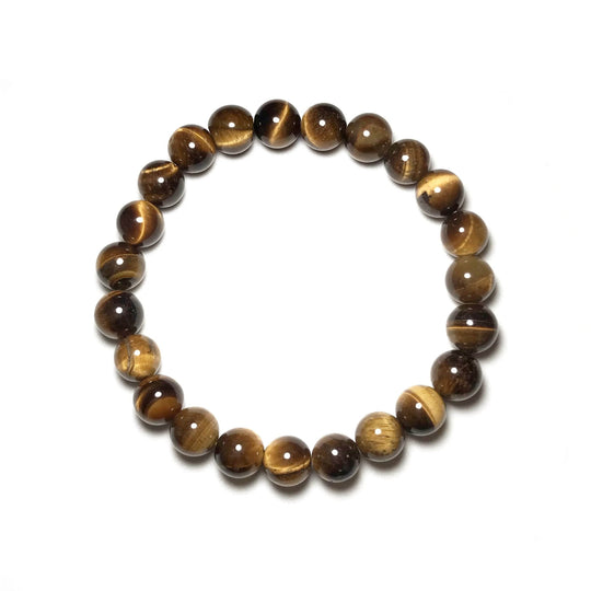 Gold Tiger Eye Beaded Bracelet-Rocks and Gems Canada