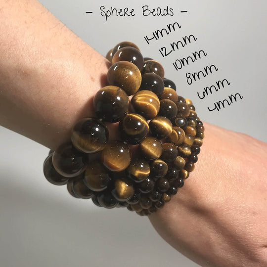 Gold Tiger Eye Beaded Bracelet-Rocks and Gems Canada