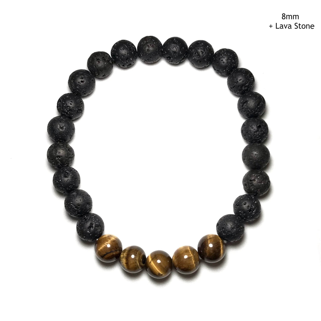 Gold Tiger Eye Beaded Bracelet-Rocks and Gems Canada